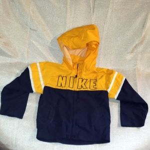 Lightweight Nike Blue and Yellow Jacket